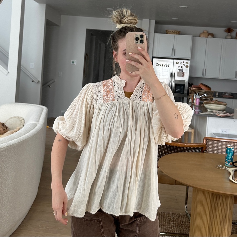 Vintage Eyelet Blouse